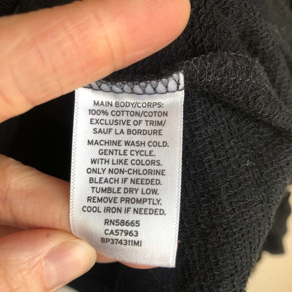 SALE NWT BP Bell Sleeve Crewneck Black Sweater - Picture 6 of 8